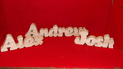 Handcrafted Personalized Wood Name Plaques- $5.00 Per Name