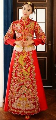 Chinese Wedding Dress Qipao Kwa Cheongsam 17 - Latest Fashion Many Sizes Availab