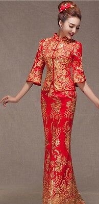 Chinese Wedding Dress Qipao Kwa Cheongsam 26c - Latest Fashion Custom Make Avail